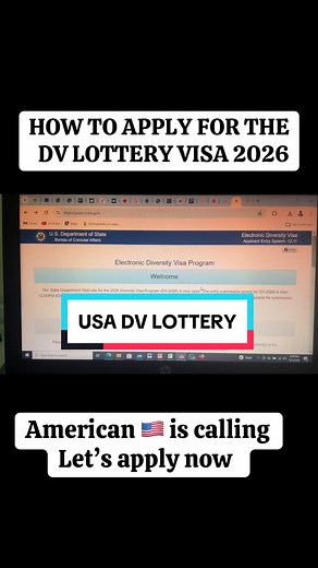 Apply for USA DV Lottery Visa 2026