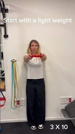 Supine Shoulder Elevation with Central Weight