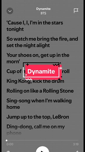 Lirik Lagu BTS Dynamite: Full Song Lyrics