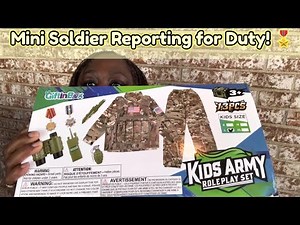 This kids’ army costume is so real-looking… wait until you see the vest!🎖
