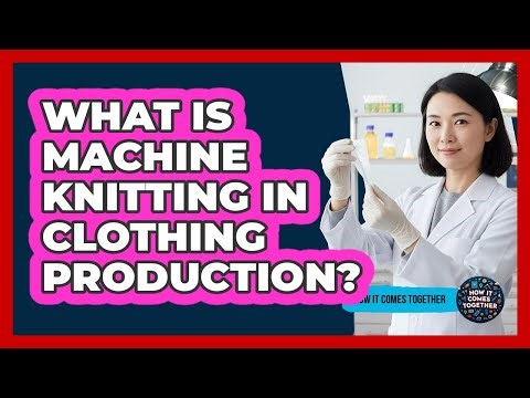 What Is Machine Knitting In Clothing Production?