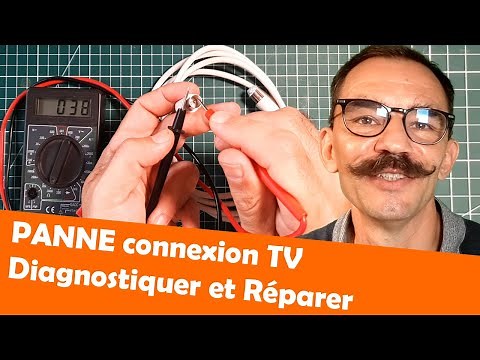 Repair TV signal failure, restore coaxial cable connections with an F plug