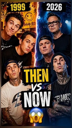 Blink-182 Then vs Now 😳