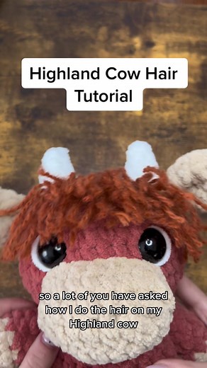 Highland Cow Hair Attachment Tutorial