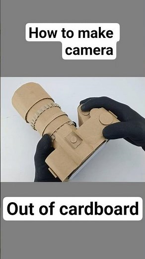 how to make a camera from cardboard #YouTube #YouTube shorts