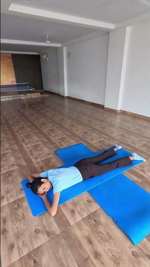 Makarasana Crocodile Pose | Relaxing Yoga for Spine and Stress Relief