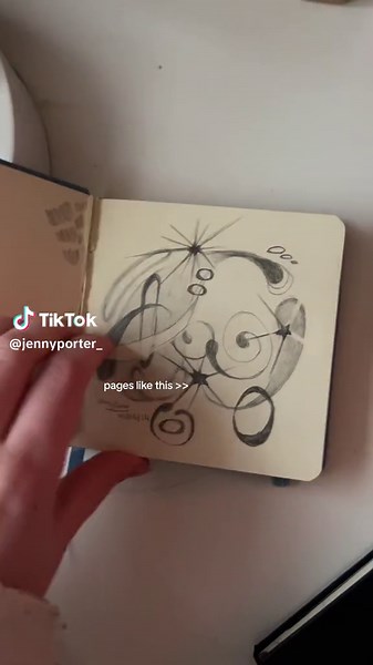 Exploring Abstract Art Through Sketchbook Drawings
