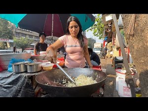 Pinky Didi From Mumbai Makes Delicious Noodles | Indian Street Food