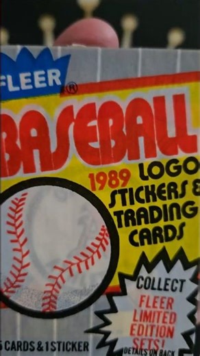 BOOGIE BEAR | BIG RED | MAN OF STEAL | 1989 FLEER BASEBALL CARD WAX PACK RIPPING FOR RIPKEN #shorts