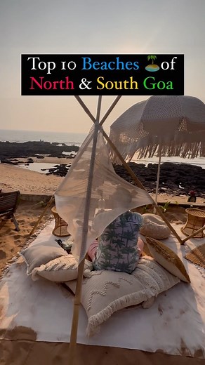 Dr.Amit Soni |Travel 🛩️ & Lifestyle🌴 on Instagram: "Top 10 Beaches of North & South Goa . You must visit in your Goa trip Save for later & Follow my page @dr.amitogram for more North Goa Top 10 Beaches 1. Querim Beach 2. Mandrem Beach 3. Arambol Beach 4. Ashwem Beach 5. Morjim Beach 6. Anjuna Beach 7. Sinquerim Beach 8. Ozran Beach 9. Vagator Beach 10. Calangute Beach South Goa Top 10 Beaches 1. Cola Beach 2. Cabo de Rama Beach 3. Butterfly Beach 4. Palolem Beach 5. Agonda Beach 6. Mobor Beach