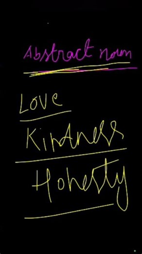 abstract noun definition with example #abstract #abstractnoun #abstractnouns