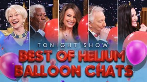 490K views · 20K reactions | Sofia Vergara, Morgan Freeman, Helen Mirren, Alan Rickman and Demi Moore stop by Studio 6B to suck helium out of a balloon and have a chat with Jimmy!  | The Tonight Show Starring Jimmy Fallon | Facebook