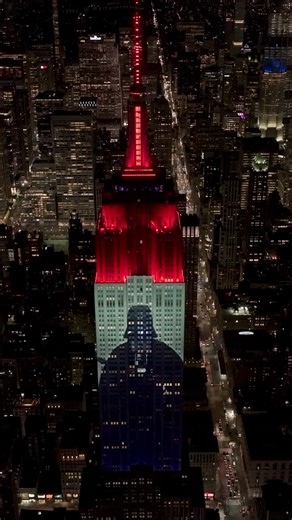 flashback to when Disney took over the Empire State Building with huge projections! @Star Wars #starwars #empirestatebuilding #disney #nyc