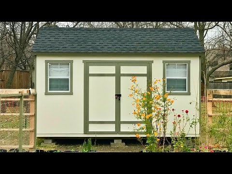 Building a Costco Storage Shed in the Backyard