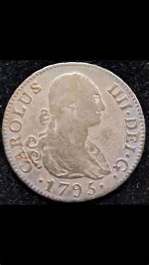 #481 Carolus IIII - Two Reales (1795): Hispaniarum