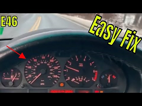 Why my Speedometer is not Working? ABS Light on Traction Control In-op BMW E46 325xi easy fix!
