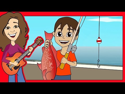 Children's Music A Fisherman's Life For Me | How to Fish Kids Rhymes | Patty Shukla