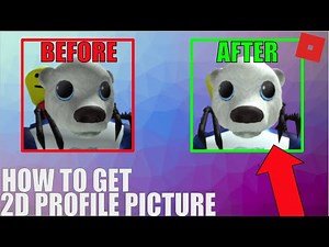 HOW TO GET A 2D PROFILE PICTURE IN ROBLOX!