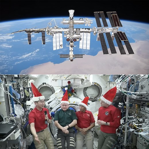 How the ISS Crew Marked Christmas in Space on December 25, 2025