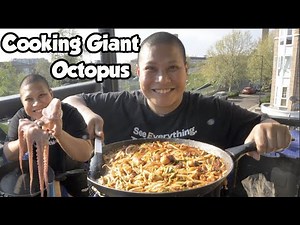 Cooking Giant Octopus