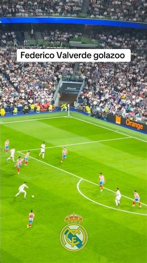 You blink, Valverde scores 🚀🥵 #realmadrid #laliga #girona #mbappe #vinicius #barcelona #rmfc #cr7