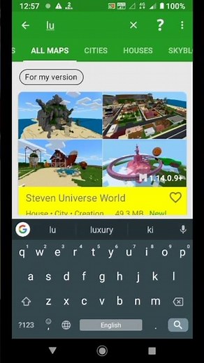 How to download lucky block race in the app 1.19 #minecraft #minemaps #maps #lucky block race #mcpe