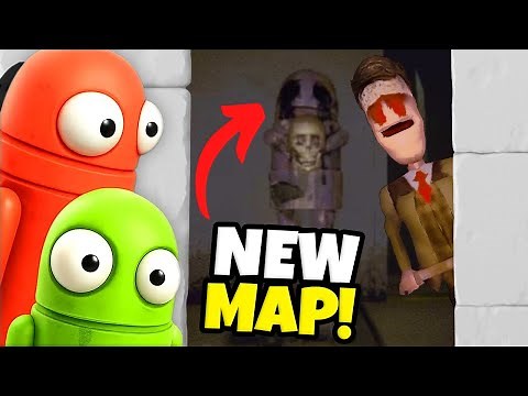 We Found MONSTERS at the NEW Scary Museum Map in R.E.P.O!