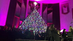 This was my favorite piece from the Living Christmas Tree at First Baptist Church of Huntsville. Mark Scheidker and Lindsey Woodrow did a great job with the interpretive dance. The piece is "See, Amid the Winter's Snow" by John Goss and arranged by Dan Forrest. The arrangement is stunning. My friend, Billy Orton is conducting. | Steve Amerson