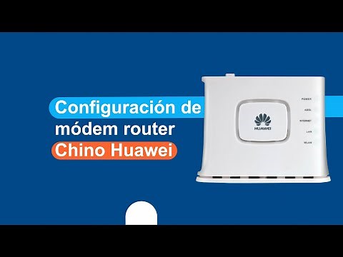 Huawei modem router configuration (Chinese language) for CANTV