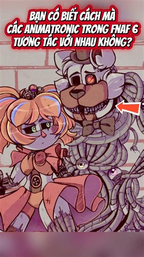 Cách Mà Các Animatronic Trong FNAF 6 Tương Tác Với Nhau Không #fnaf #fivenightsatfreddys #horror