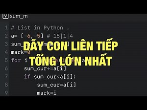 Find Consecutive Subsequence with Largest Sum in Python Using Kadane Algorithm