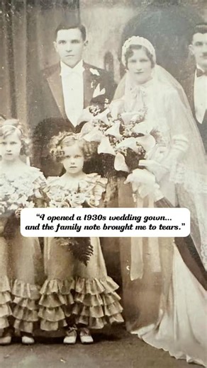 Wait until you see this 1930s wedding gown 😱