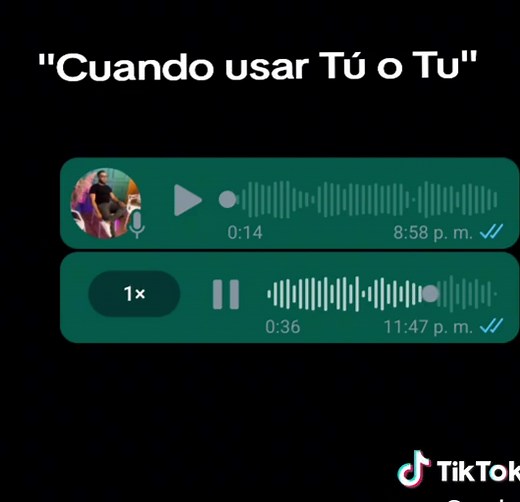 Cuando usar Tú o Tu #parati #audio #audios #fyp #tu
