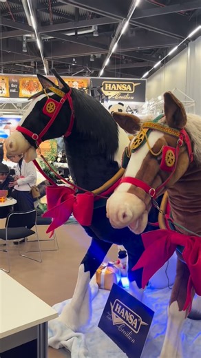 Hansa in Nuremberg International Toy Fair ✨ 今年因應馬年而設計主展品；聖誕老公公騎馬🐎 | Hansa Creation 擬真動物