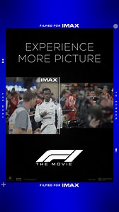 4.9K views · 45 reactions | Trust me, you'll want to lock in for this one. #F1TheMovie is #FilmedForIMAX and features our exclusive Expanded Aspect Ratio. Get tickets now. | IMAX | Facebook