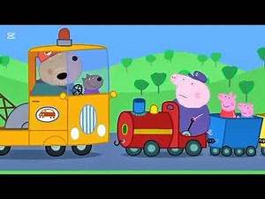 El tren del abuelo cerdito | peppa pig en español