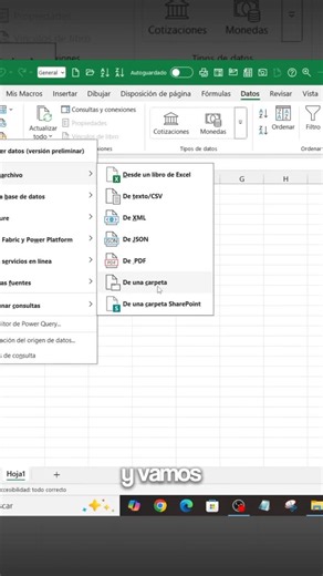 Microsoft Excel on Instagram: "La forma básica de consolidar archivos en Excel: ❌ Abrir ❌ Copiar ❌ Pegar ❌ Repetir La forma PRO: ✅ Power Query ✅ Conectar carpeta ✅ Actualizar y listo Comentá QUERY y te muestro cómo usar Power Query de verdad. #excel #exceltips #exceltricks #exceltraining #exceltutorial"