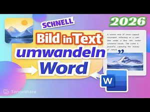 Bild in Text umwandeln in Word – OCR Anleitung Schritt für Schritt 2026