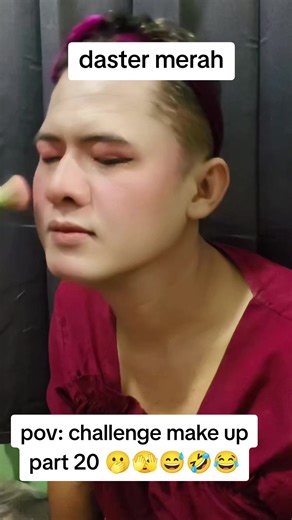 Daster Merah Challenge: Transisi Makeup Part 20