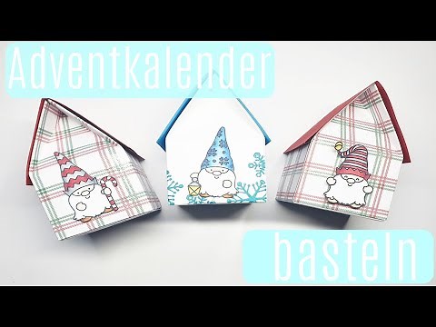 Adventskalender Dorf ✿ Kalender basteln ✿ Anleitung ✿ Adventskalender basteln ✿ Advent Calendar