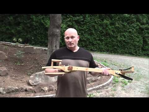 200 lbs ueber slingshot with assault rifle scope!