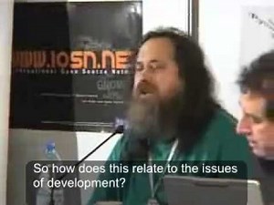 richard stallman about open source software