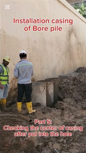 techniques to installation casing #shortvideo #construction