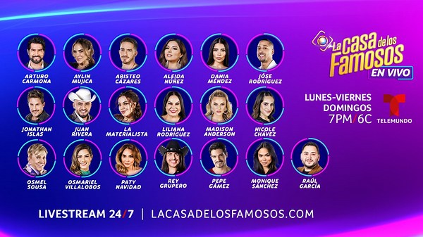 Uno por uno: la lista completa y las biografías de los participantes de La Casa de los Famosos 3