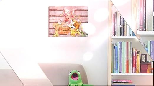 Theme Animal Paintings Canvas Prints Rustic