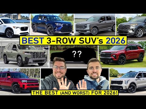 BEST 3-Row Midsize SUVs for 2026 -- Our TOP PICKS After Evaluating ALL of Them! (Top 10)