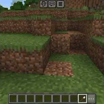 Cara meratakan tanah di Minecraft dengan mudah#minecraft#youtubeshorts