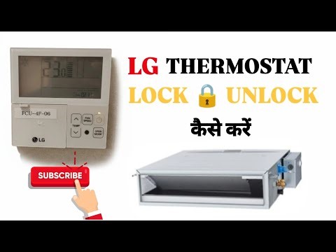 LG AC Thermostat Settings: Lock, Unlock & Full Guide (Hindi)