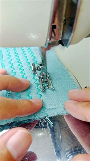 patterned stitching using a Janome sewing machine #sewing