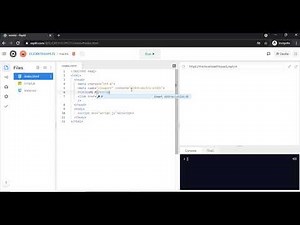 Estructura de HTML con Replit